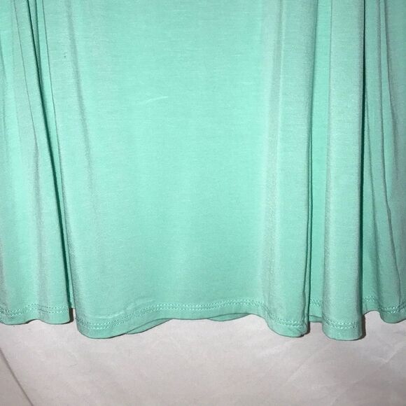 S-Twelve Women's Green Cold Shoulder Scoop Neck Pullover Blouse Size Small - Picture 2 of 7